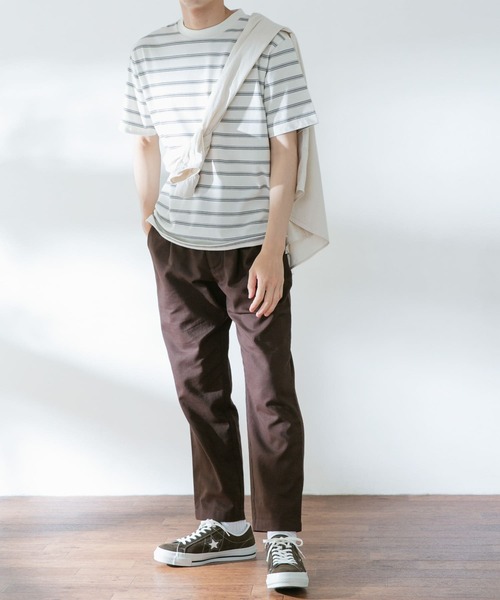 URBAN RESEARCH DOORS(アーバンリサーチドアーズ)の「リネンイージータックパンツ(その他パンツ・メンズ・ダークブラウン/アイボリー/グリーン系その他/グレー系その他・40/38/36)」の20枚目の写真