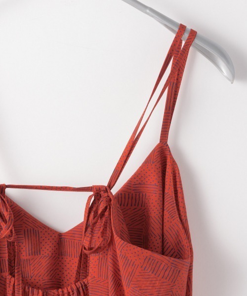 LOWRYS FARM(ローリーズファーム)の「アッシュコラボティアードワンピース 959039(ワンピース・レディース・アイボリー/レッド・FREE)」の9枚目の写真