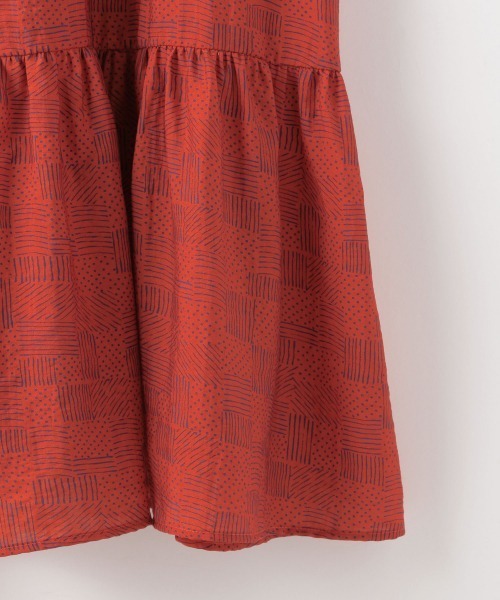 LOWRYS FARM(ローリーズファーム)の「アッシュコラボティアードワンピース 959039(ワンピース・レディース・アイボリー/レッド・FREE)」の8枚目の写真