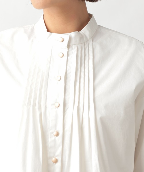 Ezick(エジック)の「【人気WEARISTA別注】タイプライターブラウス付きワンピース(ワンピース・レディース・ホワイト/ブラック・FREE)」の11枚目の写真