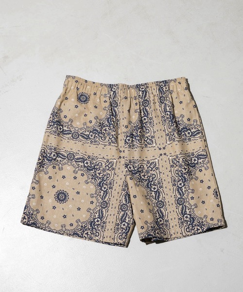 URBAN RESEARCH Sonny Label（アーバンリサーチサニーレーベル）の「バンダナ柄イージーショーツ（その他パンツ・メンズ・ベージュ/ライトブルー・MEDIUM/LARGE）」の13枚目の写真