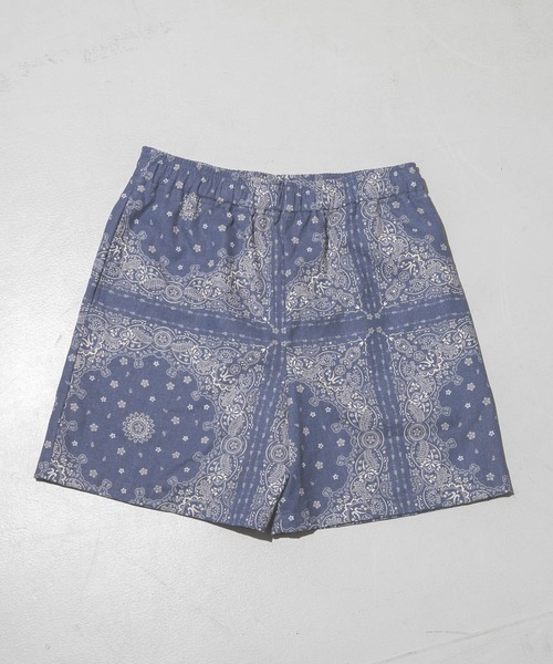 URBAN RESEARCH Sonny Label（アーバンリサーチサニーレーベル）の「バンダナ柄イージーショーツ（その他パンツ・メンズ・ベージュ/ライトブルー・MEDIUM/LARGE）」の18枚目の写真