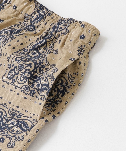 URBAN RESEARCH Sonny Label（アーバンリサーチサニーレーベル）の「バンダナ柄イージーショーツ（その他パンツ・メンズ・ベージュ/ライトブルー・MEDIUM/LARGE）」の6枚目の写真