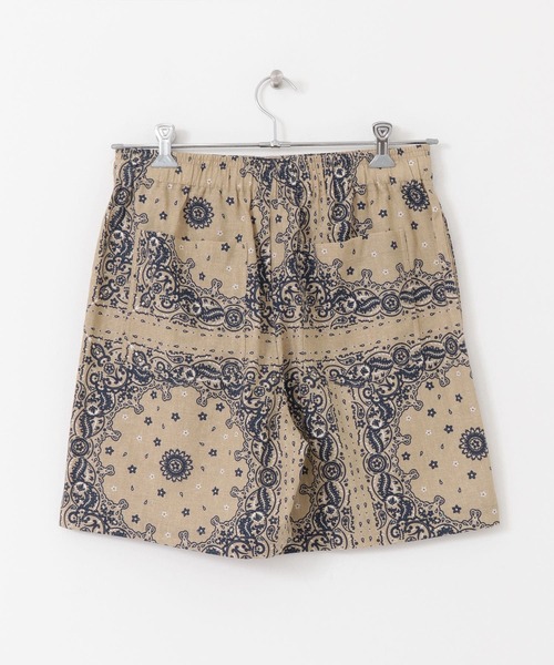 URBAN RESEARCH Sonny Label（アーバンリサーチサニーレーベル）の「バンダナ柄イージーショーツ（その他パンツ・メンズ・ベージュ/ライトブルー・MEDIUM/LARGE）」の8枚目の写真