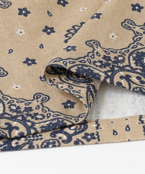 URBAN RESEARCH Sonny Label（アーバンリサーチサニーレーベル）の「バンダナ柄イージーショーツ（その他パンツ・メンズ・ベージュ/ライトブルー・MEDIUM/LARGE）」の9枚目の写真