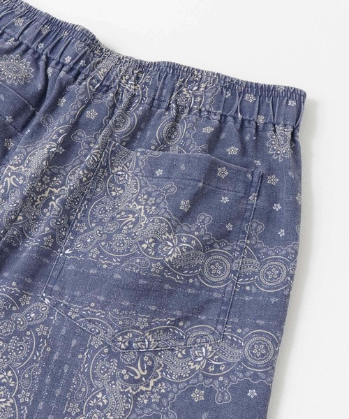 URBAN RESEARCH Sonny Label（アーバンリサーチサニーレーベル）の「バンダナ柄イージーショーツ（その他パンツ・メンズ・ベージュ/ライトブルー・MEDIUM/LARGE）」の10枚目の写真