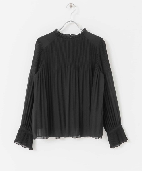 URBAN RESEARCH ROSSO(アーバンリサーチロッソ)の「ランダムプリーツブラウス(シャツ/ブラウス・レディース・オフホワイト/ブラック/ブルー・FREE)」の7枚目の写真