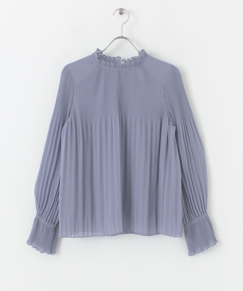 URBAN RESEARCH ROSSO(アーバンリサーチロッソ)の「ランダムプリーツブラウス(シャツ/ブラウス・レディース・オフホワイト/ブラック/ブルー・FREE)」の14枚目の写真