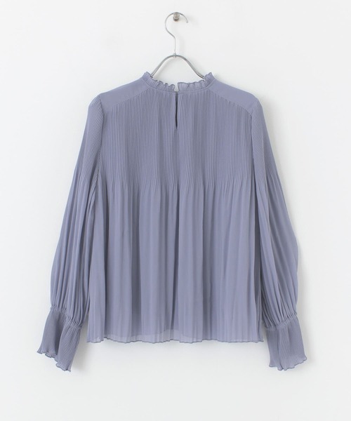 URBAN RESEARCH ROSSO(アーバンリサーチロッソ)の「ランダムプリーツブラウス(シャツ/ブラウス・レディース・オフホワイト/ブラック/ブルー・FREE)」の22枚目の写真