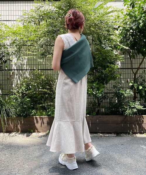 MAJESTIC LEGON（マジェスティックレゴン）の「ダブルショルダーLadyワンピ（ワンピース・レディース・ベージュ/ブラウン系その他2/ピンクベージュ・SMALL/MEDIUM）」の14枚目の写真