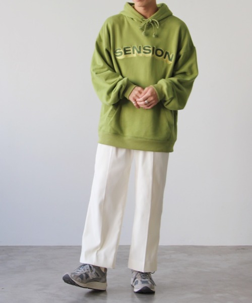セール】center press wide slacks（スラックス）｜SENSION