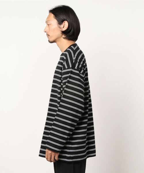 Maison Special 22AW ボーダープライムオーバーロングカットソー Maison Special 22AW ボーダープライムオーバーロングカットソー