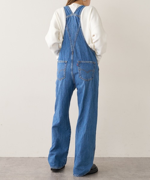 Levi's RED TAB（リーバイスレッドタブ）の「【Levi's RED TAB】LOOSE OVERALL / リーバイス ルーズ オーバーオール（サロペット/オーバーオール・レディース・ブルー・SMALL）」の7枚目の写真