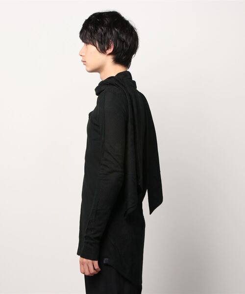 kiryuyrik(キリュウキリュウ)の「StoalCardigan(カーディガン/ボレロ・メンズ・ブラック・SMALL/MEDIUM)」の2枚目の写真