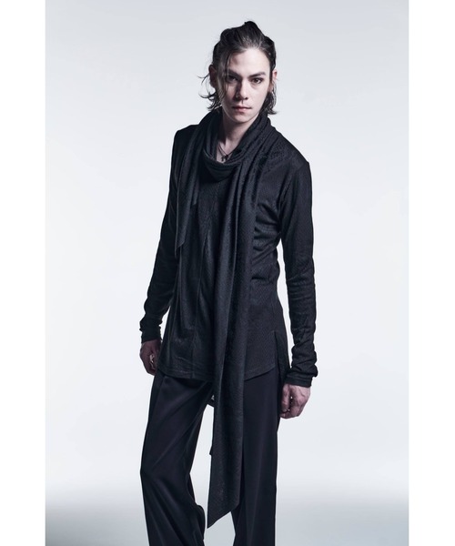 kiryuyrik(キリュウキリュウ)の「StoalCardigan(カーディガン/ボレロ・メンズ・ブラック・SMALL/MEDIUM)」の6枚目の写真