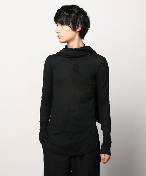 kiryuyrik(キリュウキリュウ)の「StoalCardigan(カーディガン/ボレロ・メンズ・ブラック・SMALL/MEDIUM)」の4枚目の写真