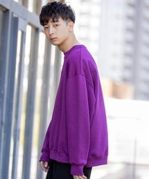 coen | ダンボールリラックスクルーネックプルオーバー(スウェット)