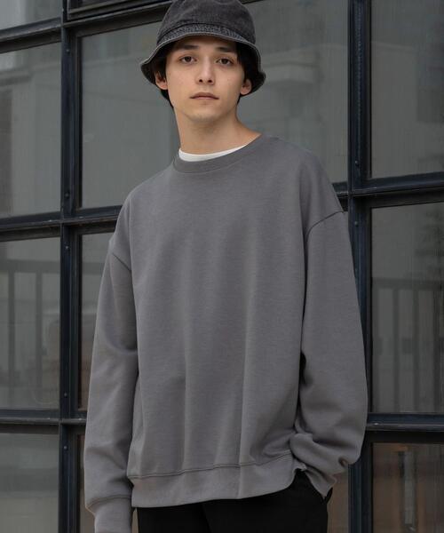 coen（コーエン）の「ダンボールリラックスクルーネックプルオーバー（スウェット・メンズ・ブラック/グレー/ベージュ/パープル・SMALL/MEDIUM/LARGE/X-LARGE）」の7枚目の写真