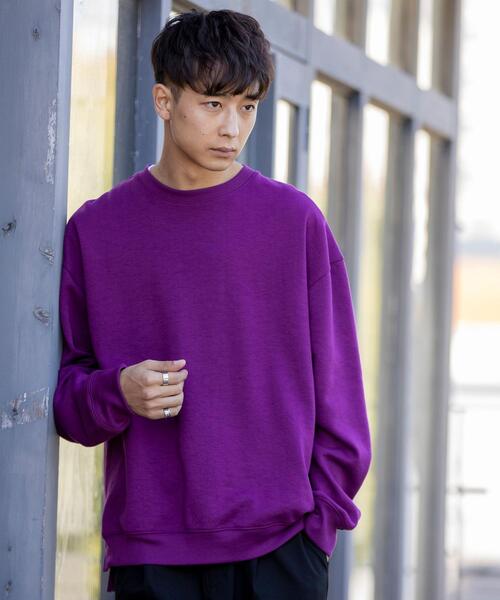 coen（コーエン）の「ダンボールリラックスクルーネックプルオーバー（スウェット・メンズ・ブラック/グレー/ベージュ/パープル・SMALL/MEDIUM/LARGE/X-LARGE）」の11枚目の写真