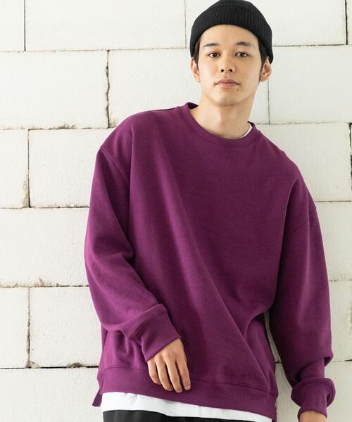 coen（コーエン）の「ダンボールリラックスクルーネックプルオーバー（スウェット・メンズ・ブラック/グレー/ベージュ/パープル・SMALL/MEDIUM/LARGE/X-LARGE）」の13枚目の写真