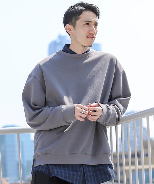 coen（コーエン）の「ダンボールリラックスクルーネックプルオーバー（スウェット・メンズ・ブラック/グレー/ベージュ/パープル・SMALL/MEDIUM/LARGE/X-LARGE）」の15枚目の写真