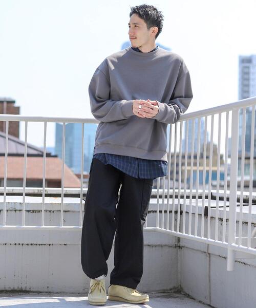 coen（コーエン）の「ダンボールリラックスクルーネックプルオーバー（スウェット・メンズ・ブラック/グレー/ベージュ/パープル・SMALL/MEDIUM/LARGE/X-LARGE）」の16枚目の写真