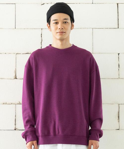 coen（コーエン）の「ダンボールリラックスクルーネックプルオーバー（スウェット・メンズ・ブラック/グレー/ベージュ/パープル・SMALL/MEDIUM/LARGE/X-LARGE）」の17枚目の写真