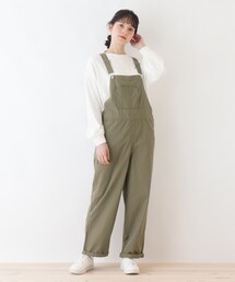 Cutie Blonde | 【S-L】ミリタリーオーバーオール(サロペット/オーバーオール)