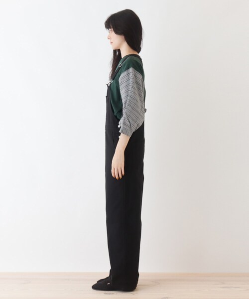 Cutie Blonde（キューティーブロンド）の「◆【S-L】ミリタリーオーバーオール（サロペット/オーバーオール・レディース・カーキ/パープル/ブラック・03/01/02）」の4枚目の写真