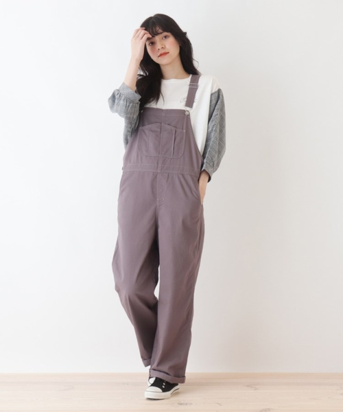 Cutie Blonde（キューティーブロンド）の「◆【S-L】ミリタリーオーバーオール（サロペット/オーバーオール・レディース・カーキ/パープル/ブラック・03/01/02）」の13枚目の写真