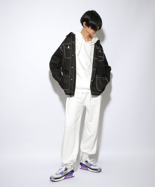 PBLIM（ページボーイリム）の「【PAGEBOYLIM】ハイショクカバーオール（カバーオール・レディース・ベージュ/ブラック・MEDIUM/LARGE）」の7枚目の写真