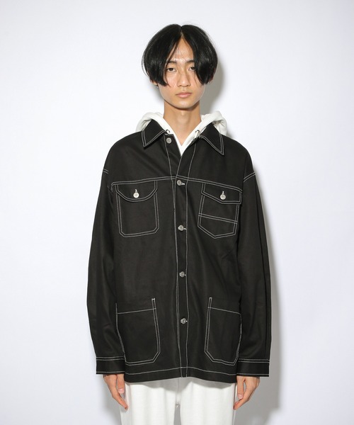 PBLIM（ページボーイリム）の「【PAGEBOYLIM】ハイショクカバーオール（カバーオール・レディース・ベージュ/ブラック・MEDIUM/LARGE）」の16枚目の写真