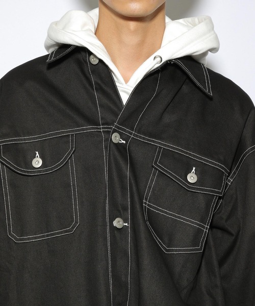 PBLIM（ページボーイリム）の「【PAGEBOYLIM】ハイショクカバーオール（カバーオール・レディース・ベージュ/ブラック・MEDIUM/LARGE）」の5枚目の写真