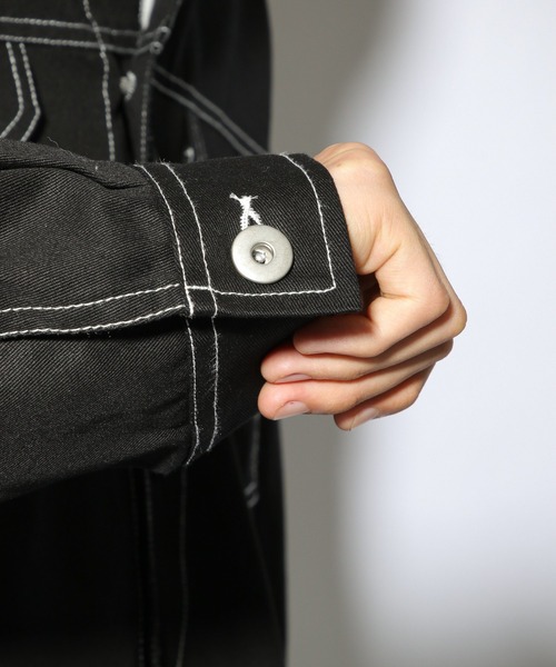 PBLIM（ページボーイリム）の「【PAGEBOYLIM】ハイショクカバーオール（カバーオール・レディース・ベージュ/ブラック・MEDIUM/LARGE）」の21枚目の写真