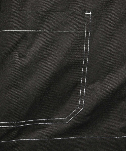 PBLIM（ページボーイリム）の「【PAGEBOYLIM】ハイショクカバーオール（カバーオール・レディース・ベージュ/ブラック・MEDIUM/LARGE）」の6枚目の写真