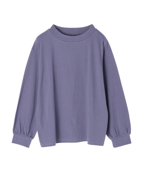 CRAFT STANDARD BOUTIQUE（クラフトスタンダードブティック）の「モックネックプルオーバー　＊（Tシャツ/カットソー・レディース・ライトグレー/ブラック/ベージュ/オフホワイト/ブルー/グリーン/モカ/テラコッタ・FREE）」の8枚目の写真