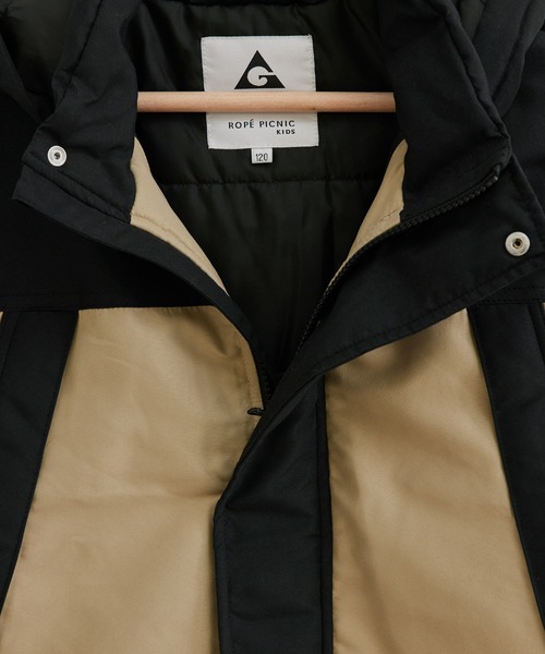 GERRY(ジェリー)の「【KIDS】【GERRY×ROPE' PICNIC】バイカラーマウンテンパーカー(マウンテンパーカー・キッズ・ブラック/パープル・110/120/130/140)」の12枚目の写真