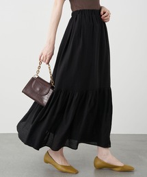 earth music&ecology | 切り替えギャザースカート ＊(スカート)