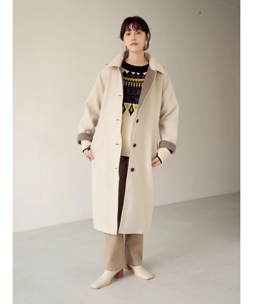 YECCA VECCA（イェッカヴェッカ）の「裏起毛ストレートパンツ＊（その他パンツ・レディース・アイボリー/ベージュ・S/M）」の18枚目の写真