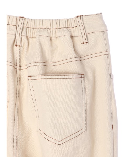 YECCA VECCA（イェッカヴェッカ）の「裏起毛ストレートパンツ＊（その他パンツ・レディース・アイボリー/ベージュ・S/M）」の11枚目の写真