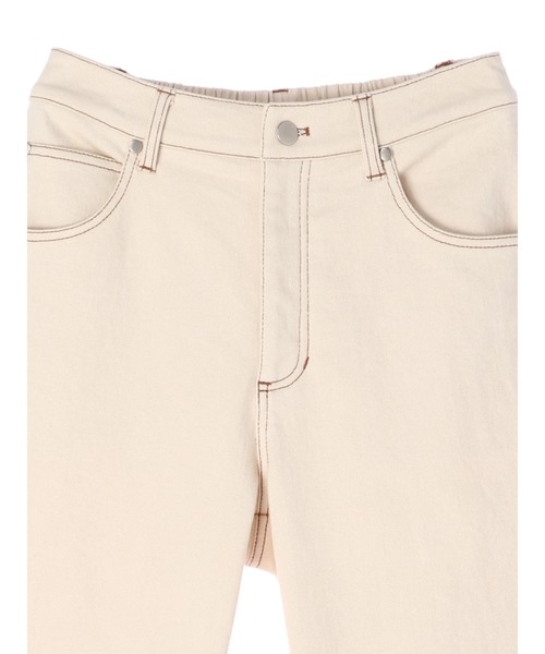 YECCA VECCA（イェッカヴェッカ）の「裏起毛ストレートパンツ＊（その他パンツ・レディース・アイボリー/ベージュ・S/M）」の19枚目の写真