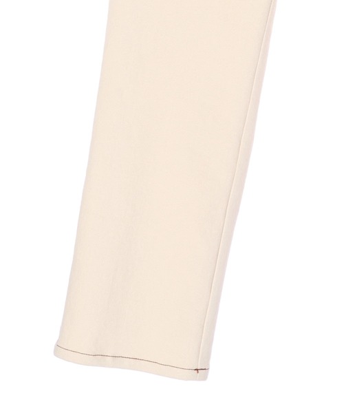 YECCA VECCA（イェッカヴェッカ）の「裏起毛ストレートパンツ＊（その他パンツ・レディース・アイボリー/ベージュ・S/M）」の5枚目の写真