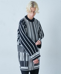 Lui's | ピアノ柄ハイネックジャガードニット(ニット/セーター)