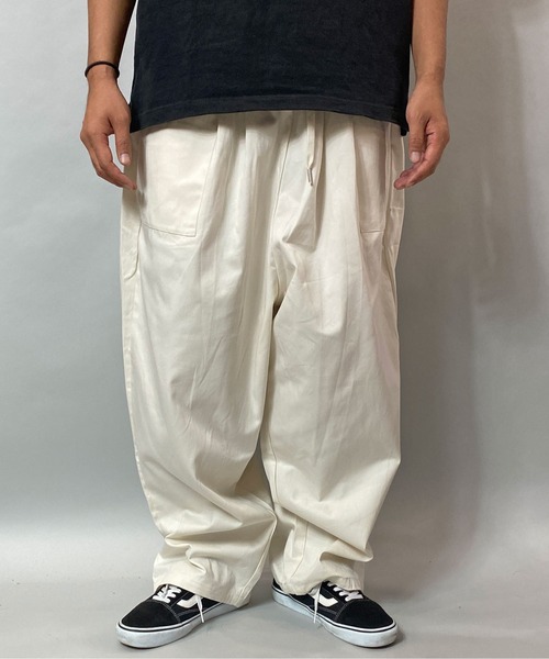 JACKROSE（ジャックローズ）の「JE-CRS0-TCツイルバルーンパンツ（その他パンツ・メンズ・ブラック/アイボリー/ブラック×ホワイト/ベージュ/カーキ/インディゴブルー/ネイビー×ホワイト/その他1・M/L）」の2枚目の写真