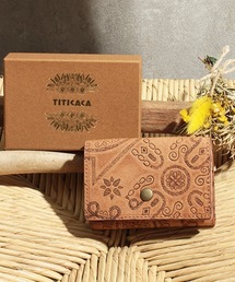 チチカカ（チチカカ）の「ボンデッドレザーファイバー三折り財布（財布）」