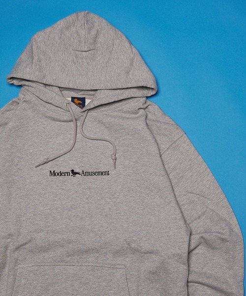 Modern Amusement(モダンアミューズメント)の「モダンアミューズメントパーカー(パーカー・メンズ・グレー/ネイビー・X-LARGE)」の9枚目の写真