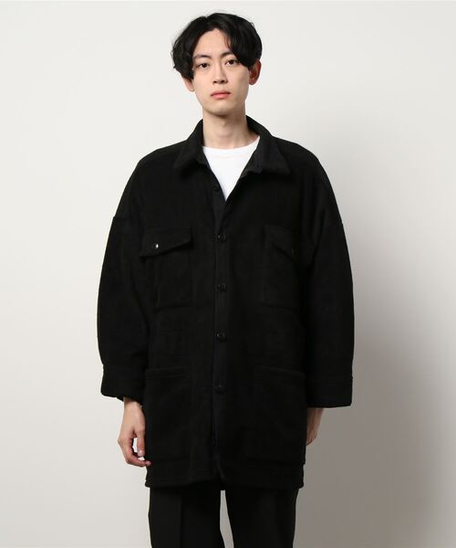 GOMME HOMME(ゴムオム)の「フリース ビッグシャツジャケット(その他アウター・メンズ・ブラック・MEDIUM)」の1枚目の写真