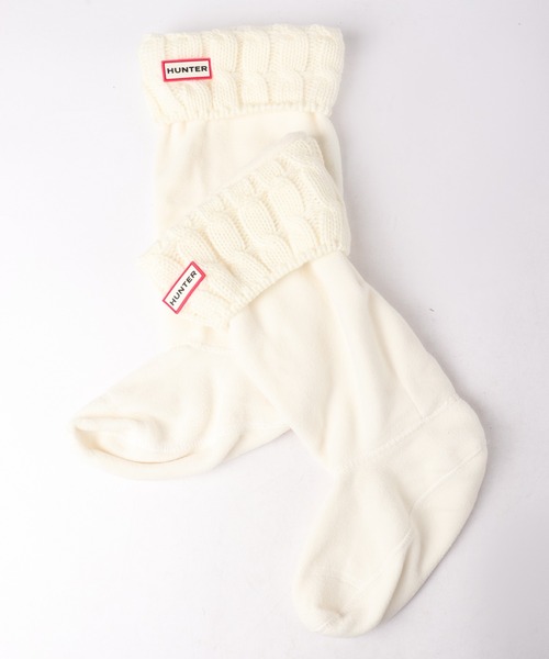 HUNTER(ハンター)の「HUNTER BOOT SOCK ブーツソックス レインブーツ(ソックス/靴下・レディース・ナチュラル・M)」の1枚目の写真
