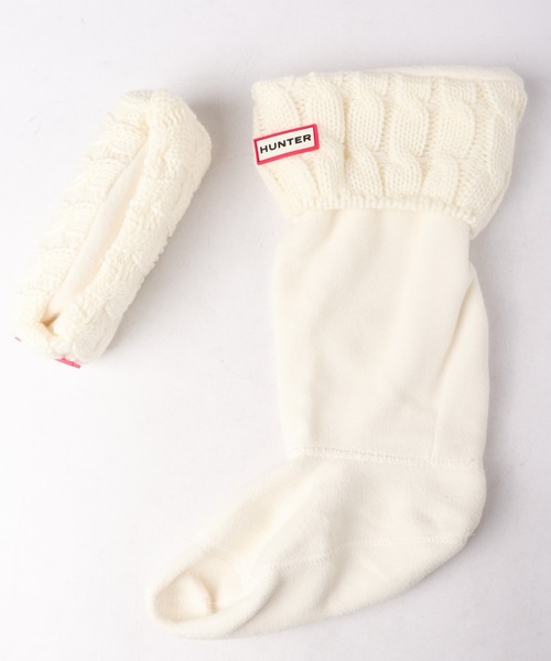 HUNTER(ハンター)の「HUNTER BOOT SOCK ブーツソックス レインブーツ(ソックス/靴下・レディース・ナチュラル・M)」の3枚目の写真