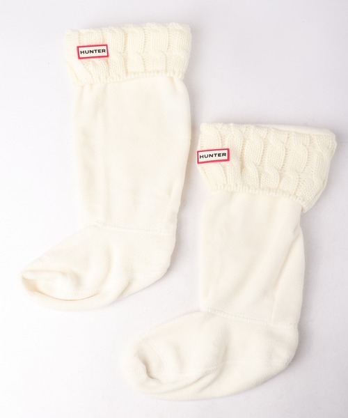 HUNTER(ハンター)の「HUNTER BOOT SOCK ブーツソックス レインブーツ(ソックス/靴下・レディース・ナチュラル・M)」の6枚目の写真